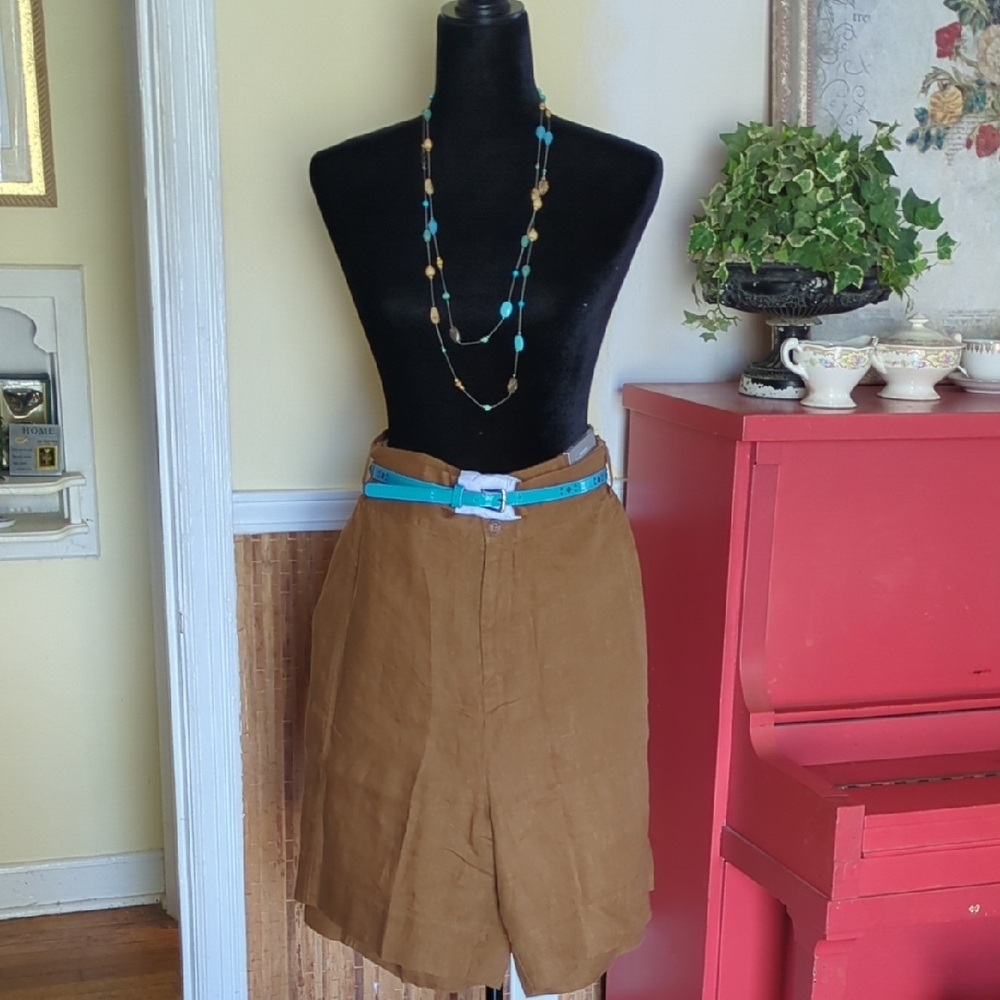 Soft Surroundings High Waist Brown Ladies Shorts Size 3X